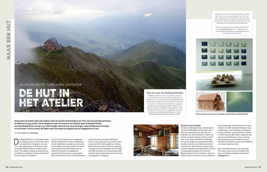 Kellerjoch, 24 hours-project in Hoogtelijn, bergsportmagazine NKBV